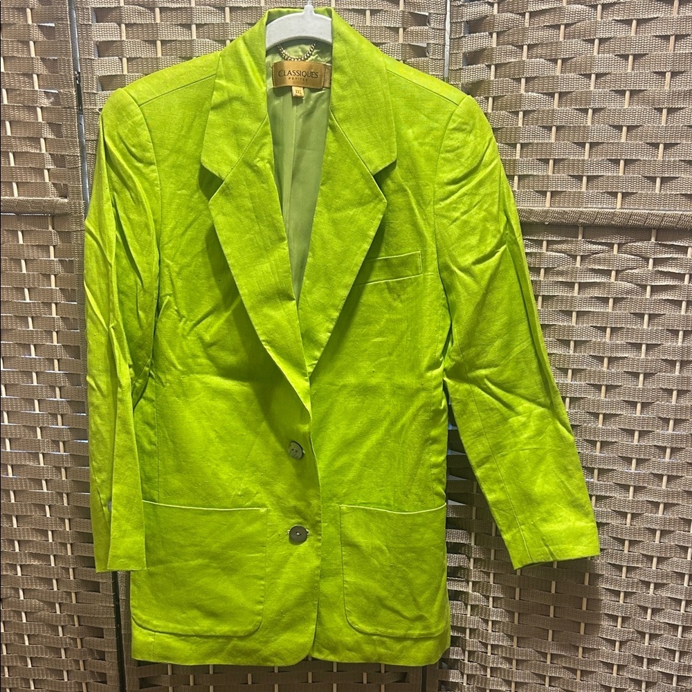 Classiques Entier Vibrant Green Blazer